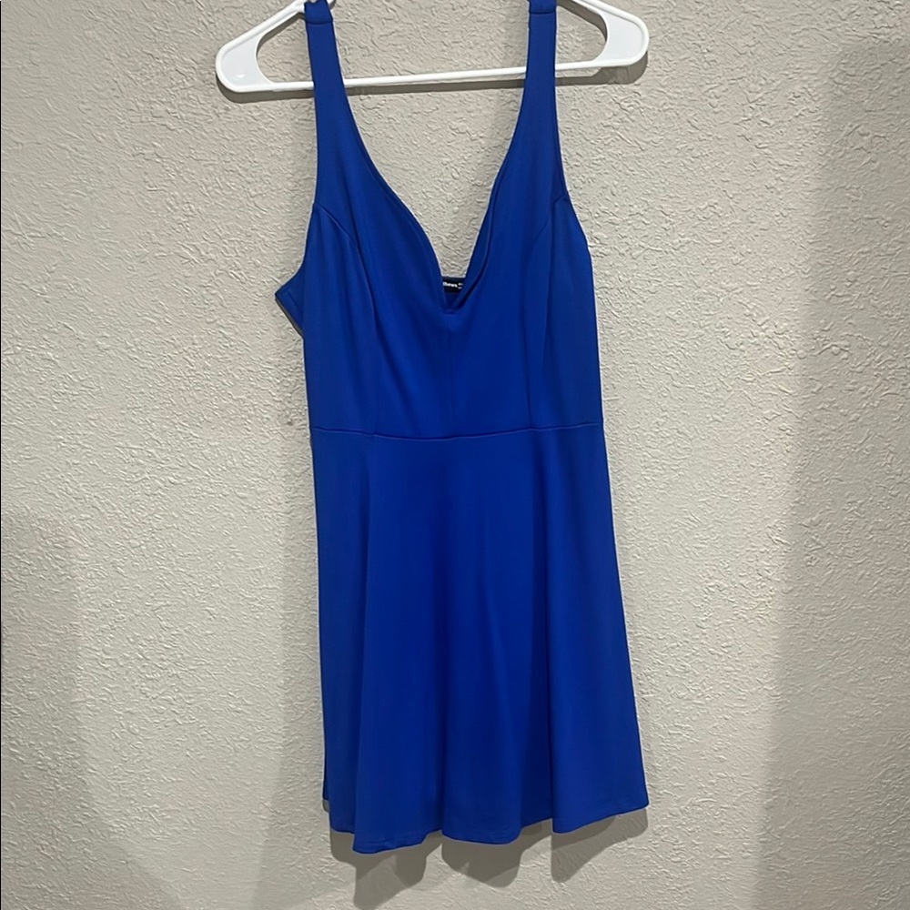 Vibrant Blue Sleeveless Dress